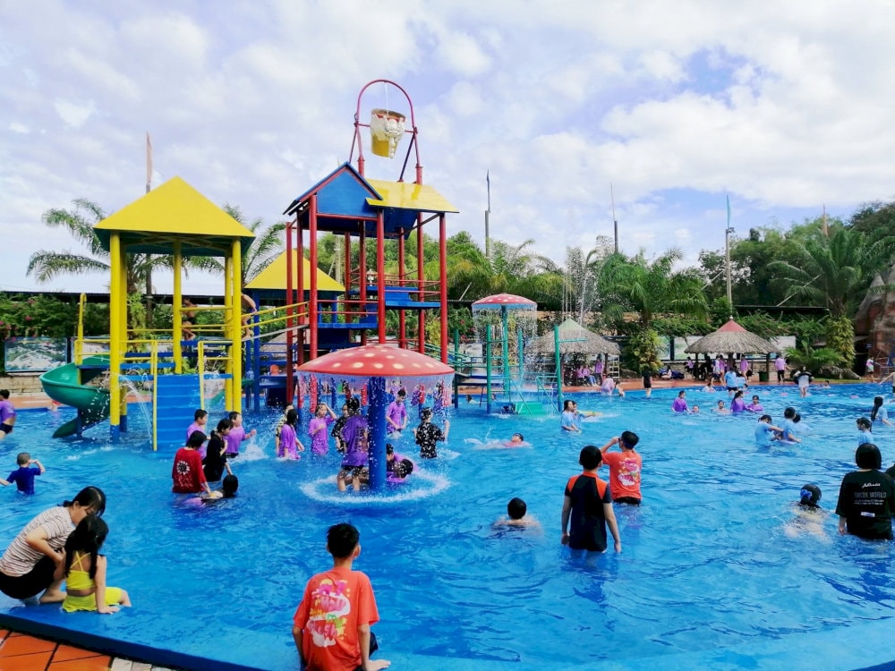 Khu trò chơi nước mini cho trẻ em